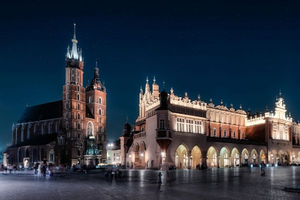 Kraków - Stare Miasto nocą
